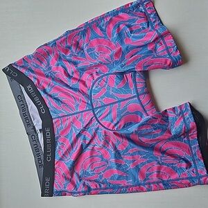 Clubride Gray and Pink Cayenne Chili Pepper Gunslinger Bike Shorts XL